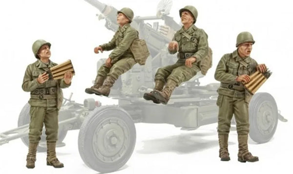 1/35 WWII British Artillery Crew Loading, Resin Model Figure Kit, Unassembled and Unpainted