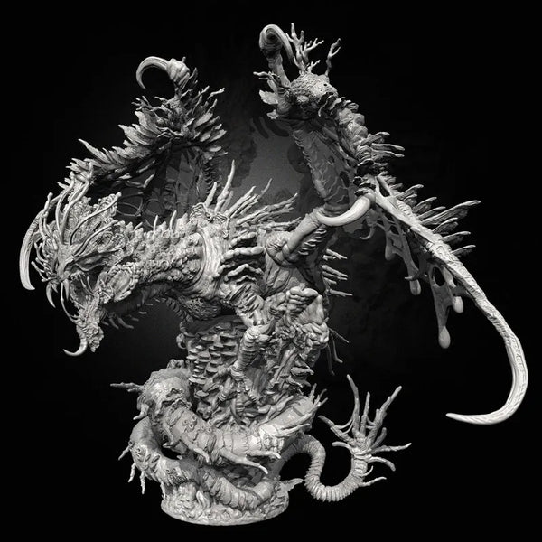 115mm Sleeping Dragon, Resin Model Creature Kit, Fantasy Theme, Unassembled and Unpainted