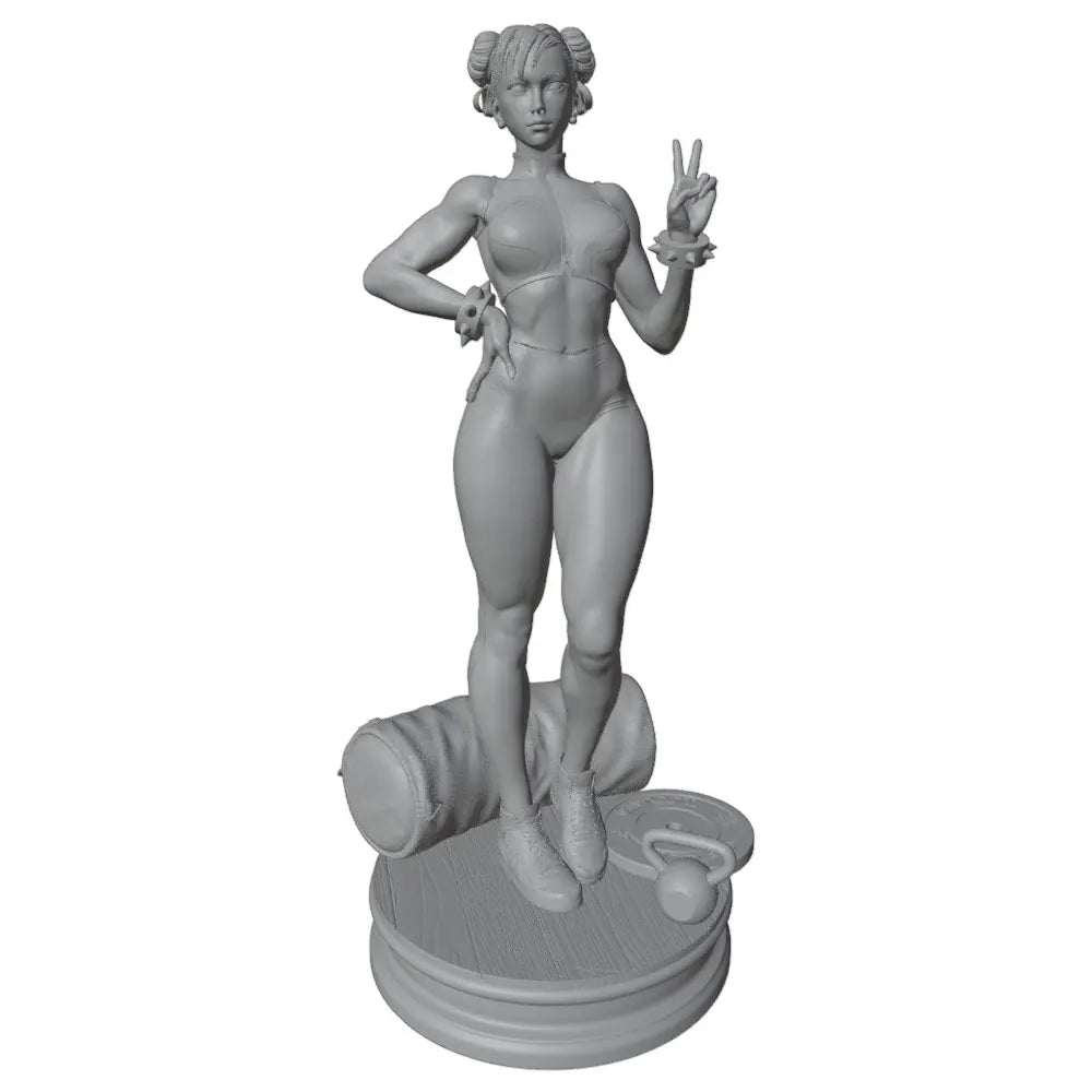 1/24 Fantasy Combat Female, Resin Model Figure Kit, Unassembled and Unpainted