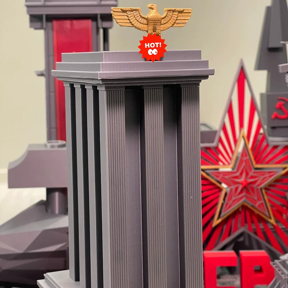 235mm Cold War Soviet Red Star, Resin Model Accessory Kit, Unpainted
