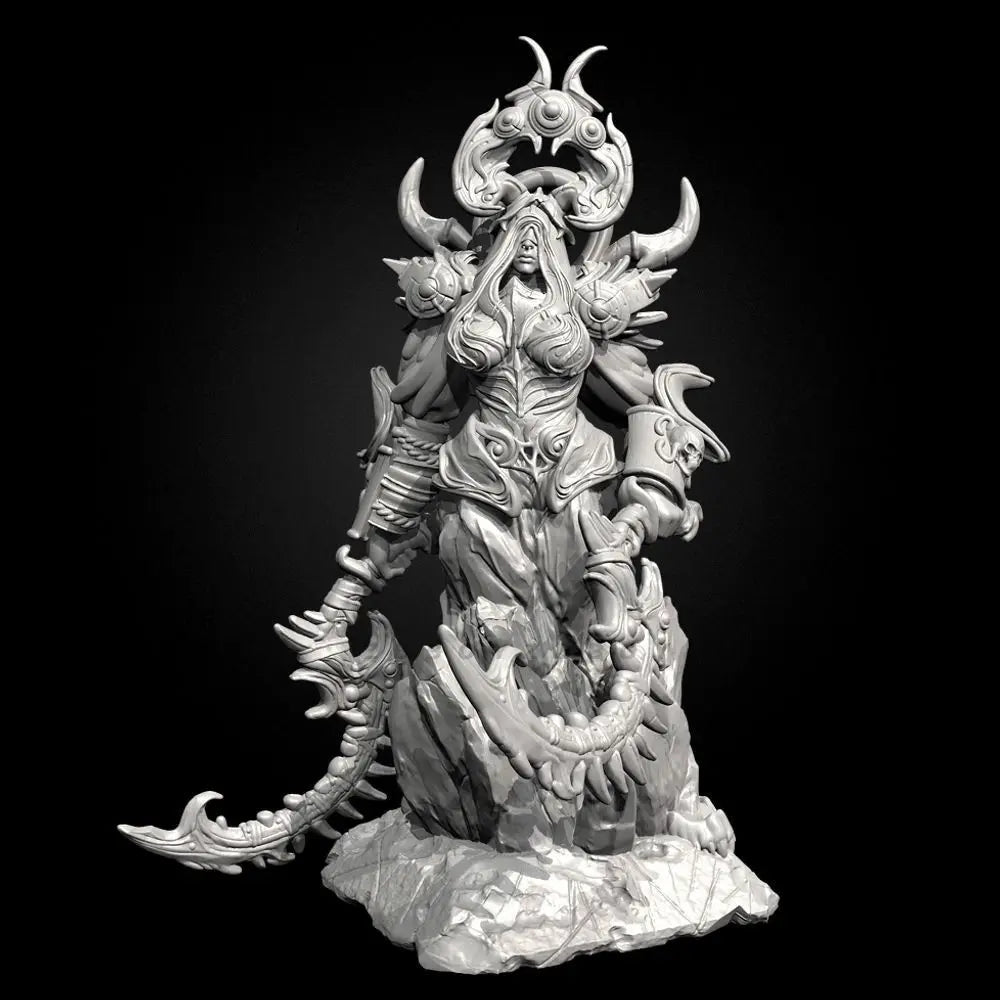 50mm Night Goddess, Resin Model Figure Kit, Fantasy Theme, Unassembled and Unpainted