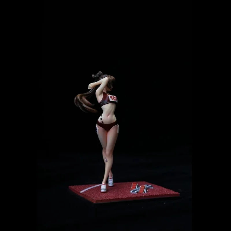 1/20 Stylized Female Fantasy with Creature, Resin Model Figure Kit, Unassembled and Unpainted