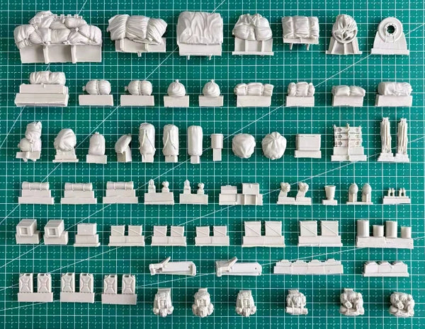 1/35 Cold War & Cold War M60A1, Resin Model Accessory Kit, Unpainted