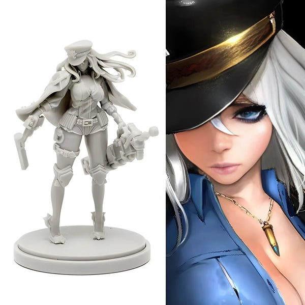Detective Twilight Knight, Resin Model Figure Kit, Fantasy Theme, Unassembled and Unpainted