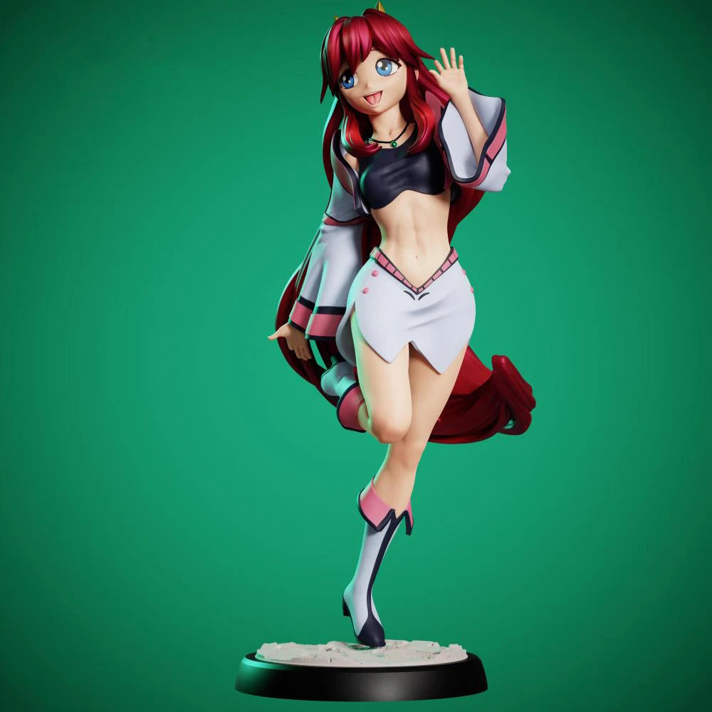 1/24 Character Dynamic Pose, Resin Model Figure Kit, Anime Theme, Unassembled and Unpainted
