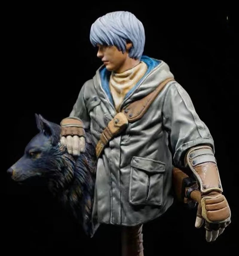 1/10 Sword God, 2 Figures, Resin Model Figure Kit, Fantasy Theme, Unassembled and Unpainted