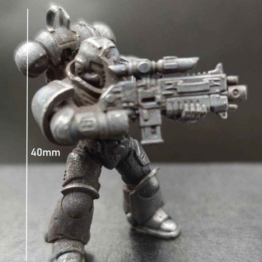 Grimdark Gothic Warriors, 12 Figures, Resin Model Figure Kit, Fantasy Theme, Unassembled and Unpainted