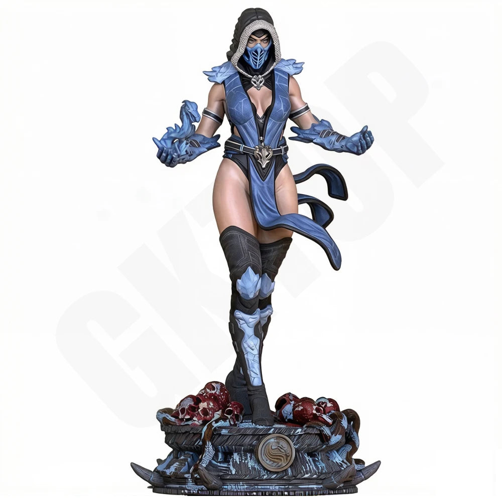 1/24 Female Ninja, Resin Model Figure Kit, Fantasy Theme, Unassembled and Unpainted