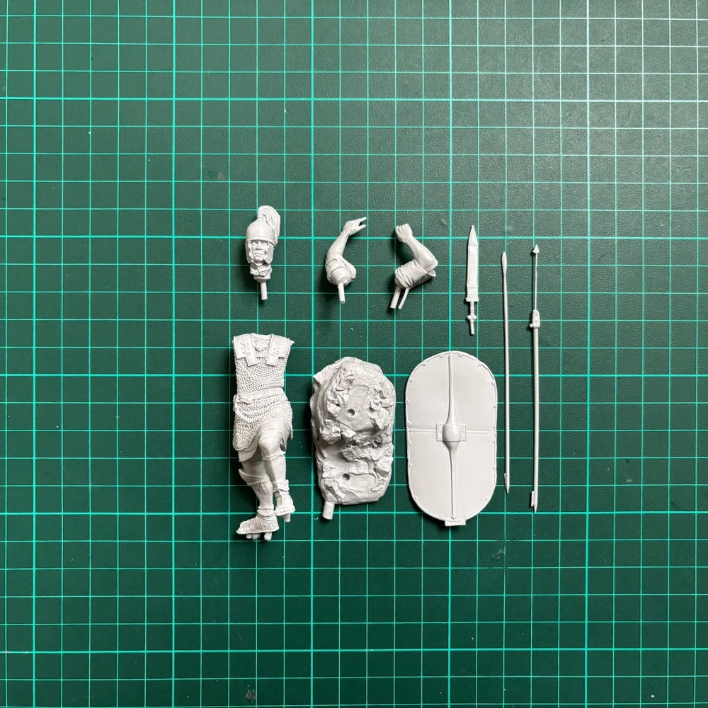 75mm Ancient Roman Legion Soldier, Resin Model Figure Kit, Unassembled and Unpainted