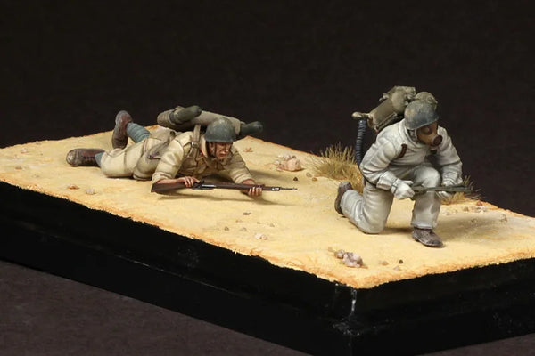 1/35 Modern Desert, 4 Figures, Resin Model Diorama Kit, Unassembled and Unpainted