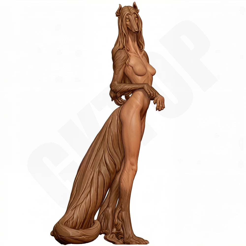 1/18 Fox Demon Spirit, Resin Model Figure Kit, Fantasy Theme, Unassembled and Unpainted