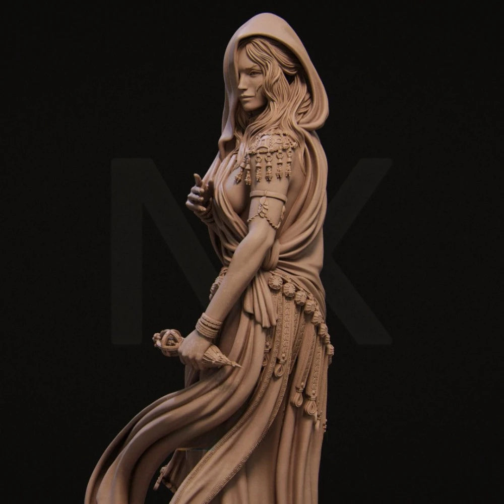 Clotho Goddess of Fate, Resin Model Figure Kit, Mythology Theme, Unassembled and Unpainted