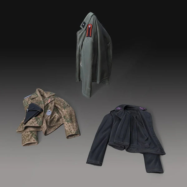 1/35 WWII Soldier Uniforms, 3 Figures, Resin Model Figure Kit, Unassembled and Unpainted