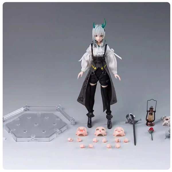 1/12 Rose Knight Gloria, Resin Model Figure Kit, Fantasy Theme, Unassembled and Unpainted