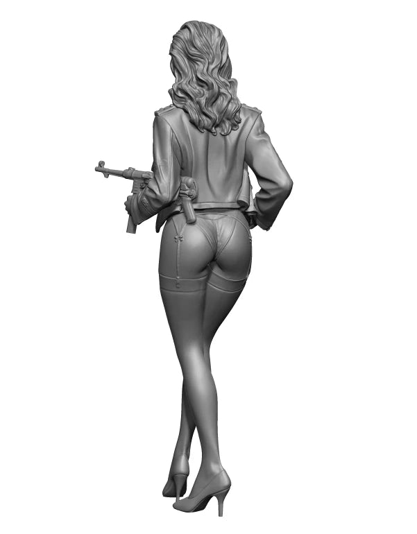 1/35 Modern Female Spy, Resin Model Figure Kit, Unassembled and Unpainted