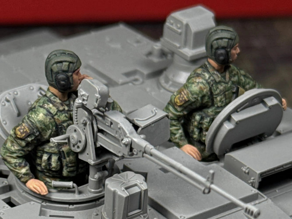 1/35 Modern Tank Crew, 6 Figures, Resin Model Vehicle Kit, Unassembled and Unpainted