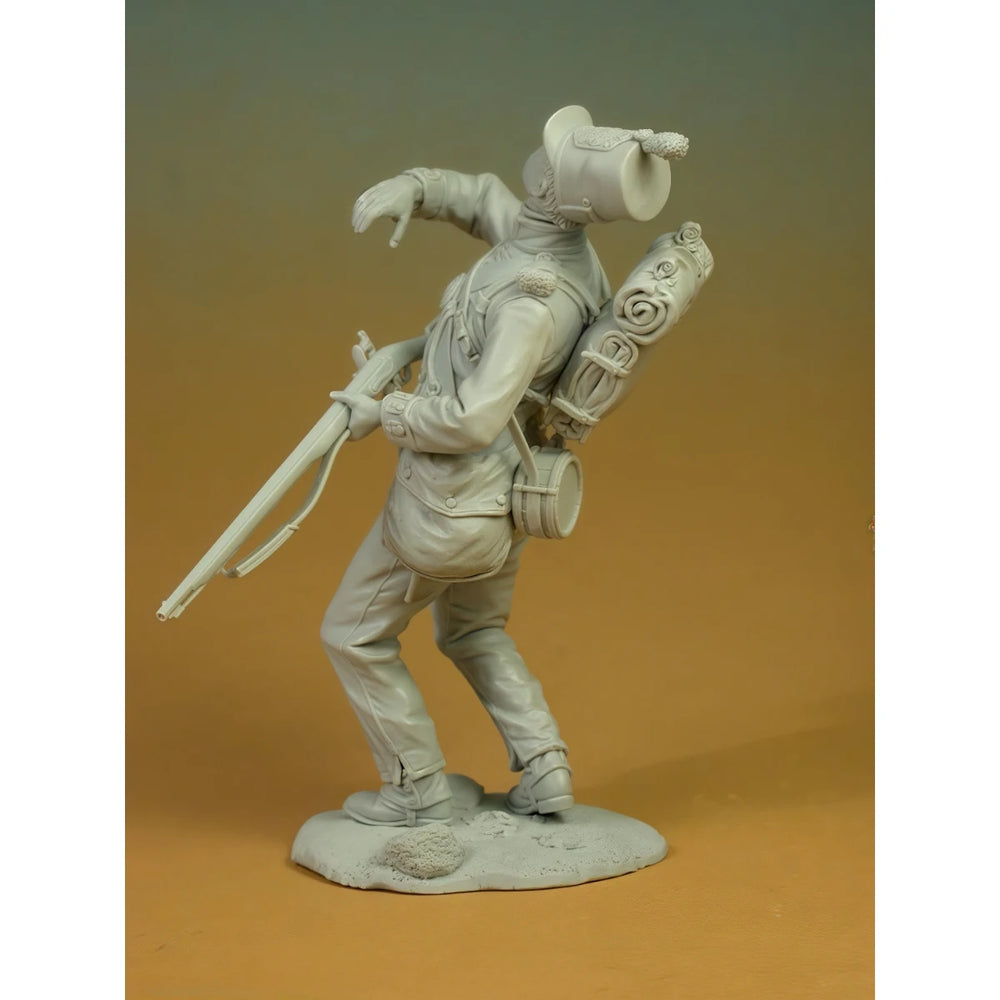 75mm Napoleonic British Guards Infantry, Resin Model Figure Kit, Unassembled and Unpainted