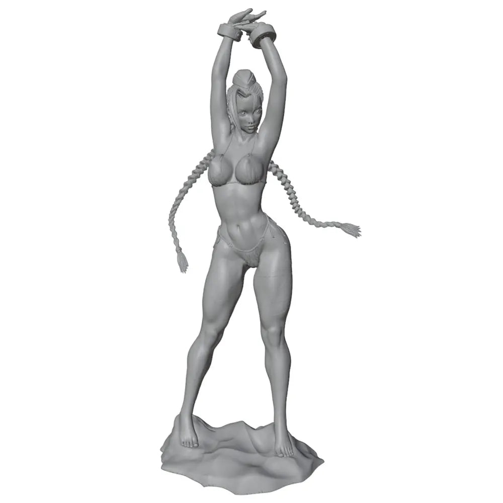 75mm Pin-up Posed Female, Resin Model Figure Kit, Unassembled and Unpainted