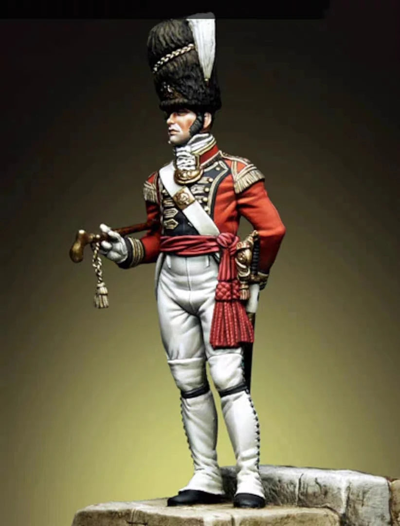 54mm Napoleonic General, Resin Model Figure Kit, Unassembled and Unpainted