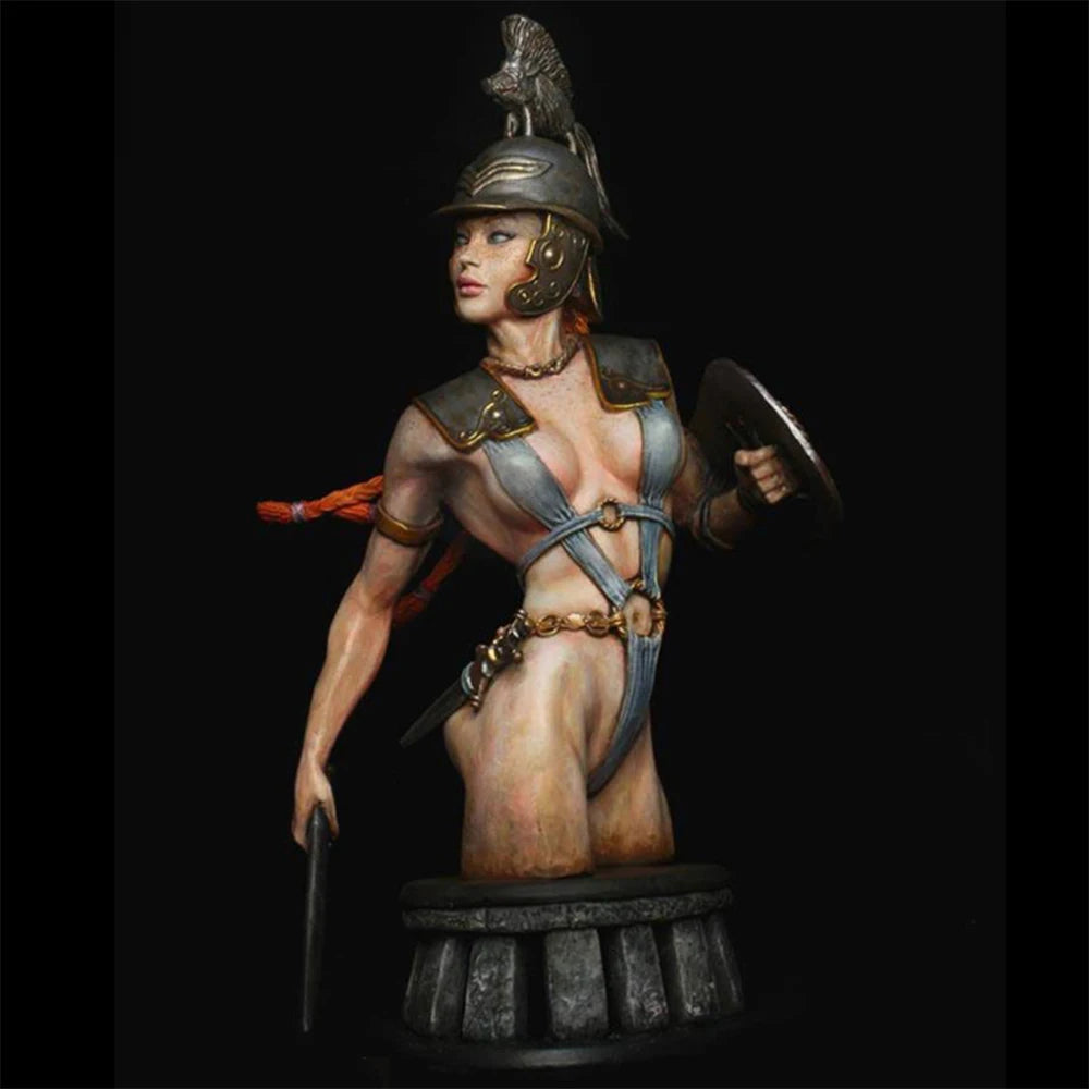 1/9 Female Fantasy Warrior, Resin Model Figure Kit, Fantasy Theme, Unassembled and Unpainted