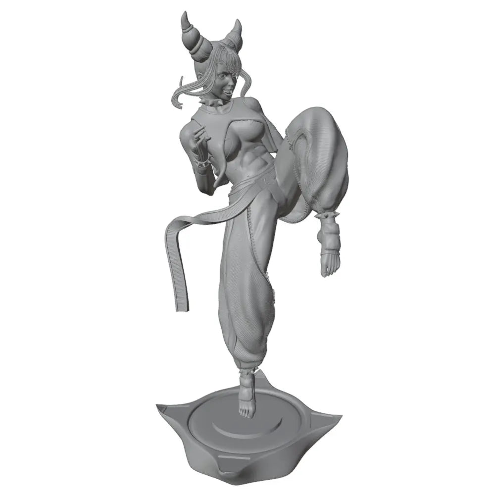 1/24 Demon Female Character, Resin Model Figure Kit, Fantasy Theme, Unassembled and Unpainted
