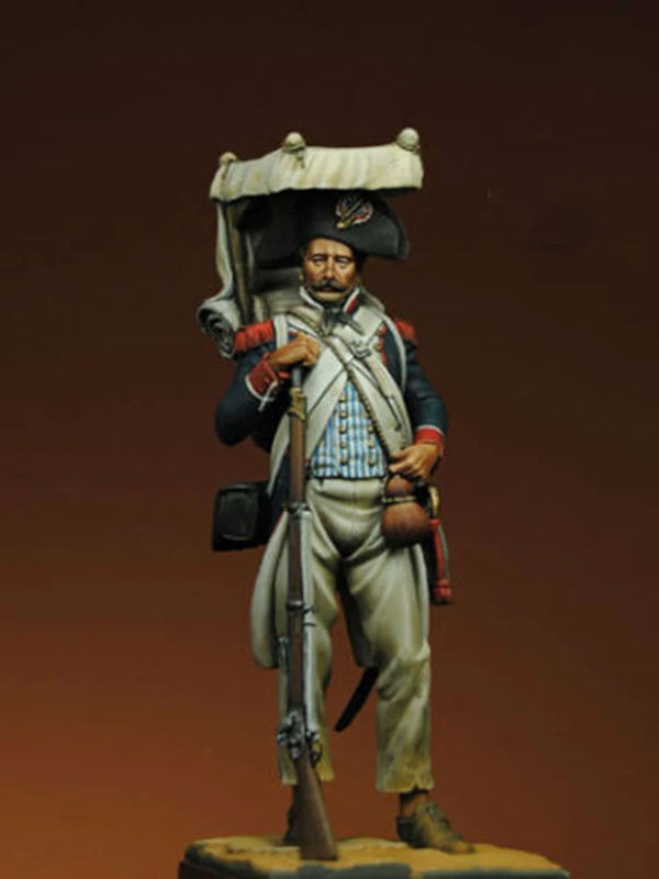 75mm Ancient Egyptian Grenadier, Resin Model Figure Kit, Unassembled and Unpainted