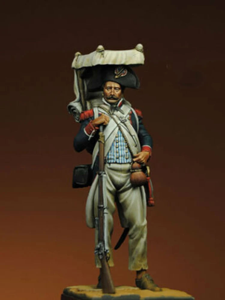 75mm Ancient Egyptian Grenadier, Resin Model Figure Kit, Unassembled and Unpainted