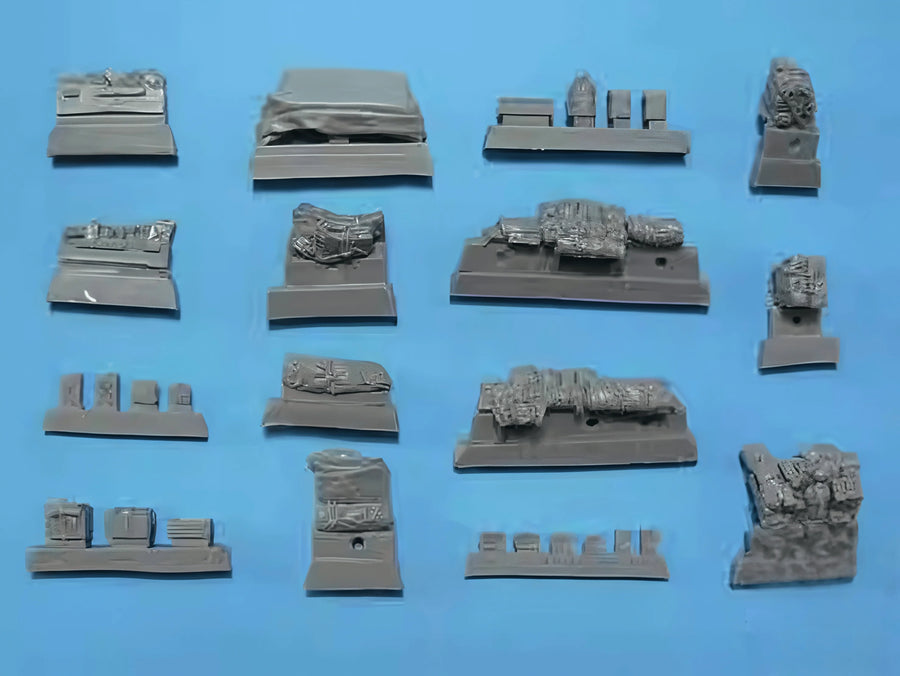 WWII German Kübelwagen Staff Car & Schwimmwagen Set 1/72 Resin Vehicle Kit - resin model view 2