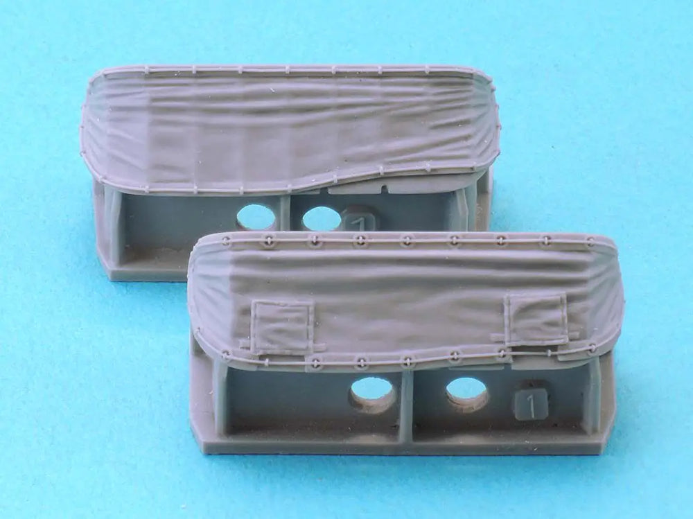 1/35 WWII Tank Gun Shield (1A5/C2), Resin Model Accessory Kit, Unpainted