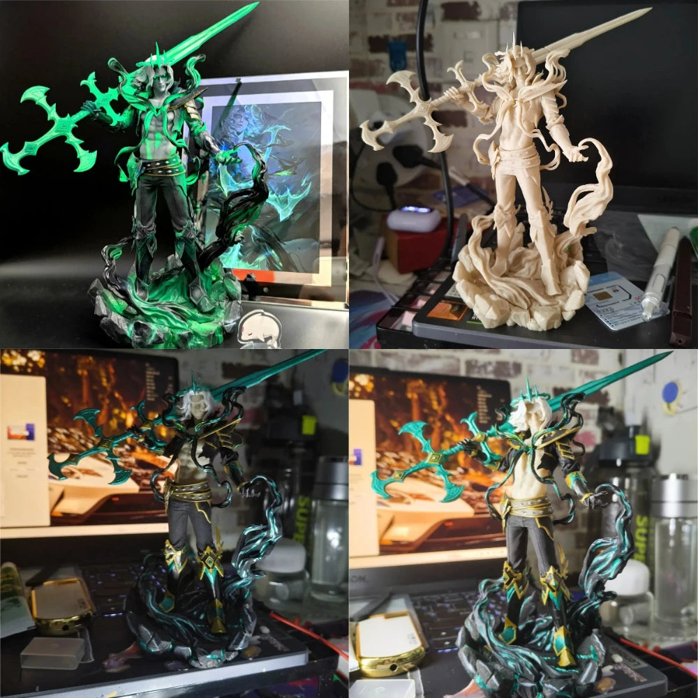 Viego the Cursed King, Resin Model Figure Kit, Unassembled and Unpainted