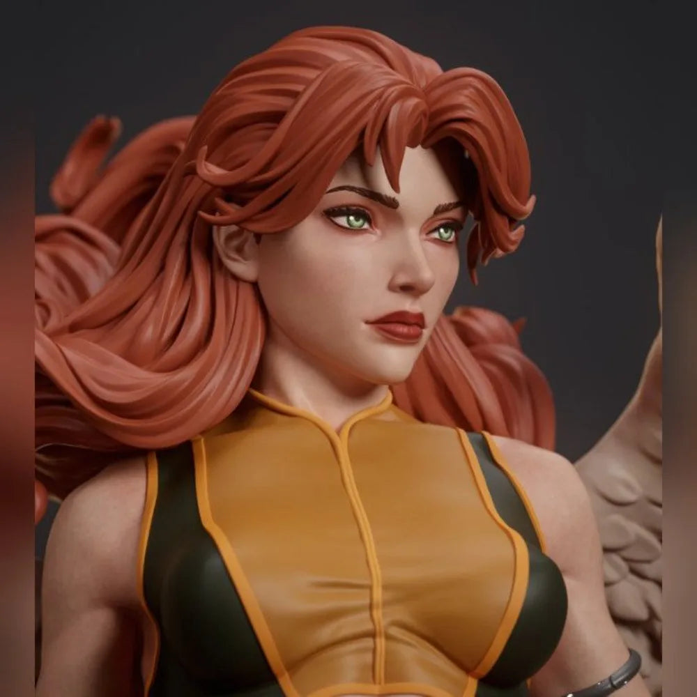 Winged Female Warrior, Resin Model Figure Kit, Fantasy Theme, Unassembled and Unpainted