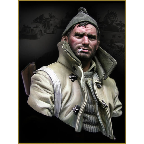 1/10 Modern British Reconnaissance Soldier, Resin Model Bust Kit, Unassembled and Unpainted