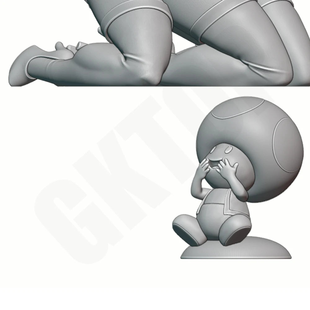 1/24 Twin Fantasy Princesses, 2 Figures, Resin Model Figure Kit, Fantasy Theme, Unassembled and Unpainted