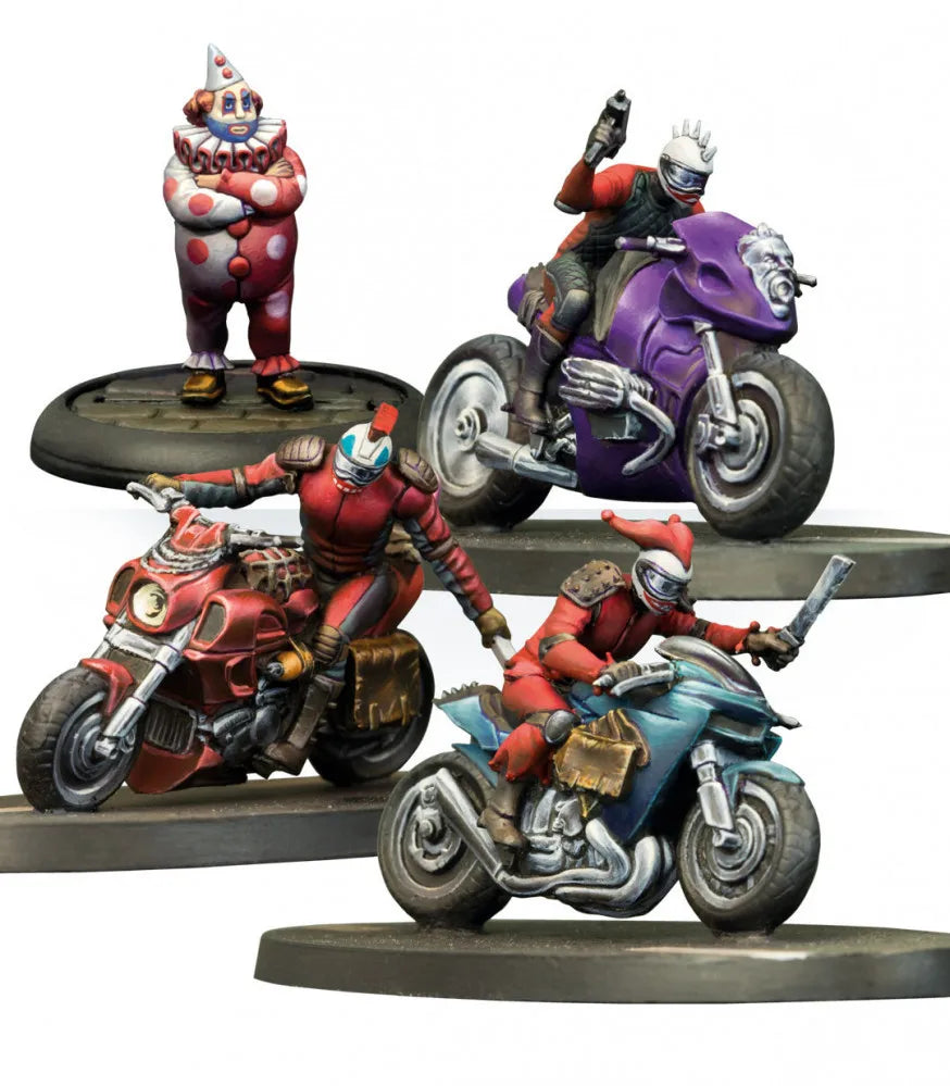 35mm Chibi Motorcycle Warrior, Resin Model Figure Kit, Fantasy Theme, Unassembled and Unpainted