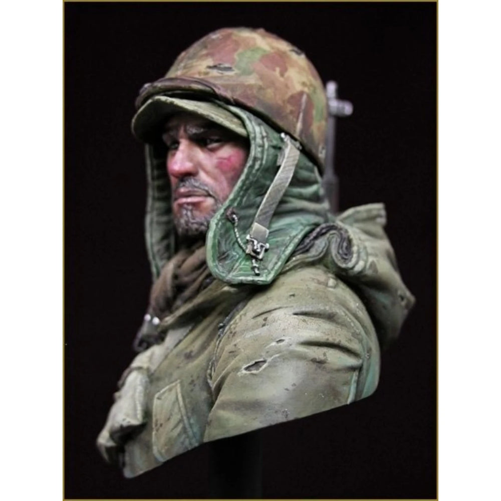 1/10 Modern USMC Infantryman, Resin Model Bust Kit, Unassembled and Unpainted