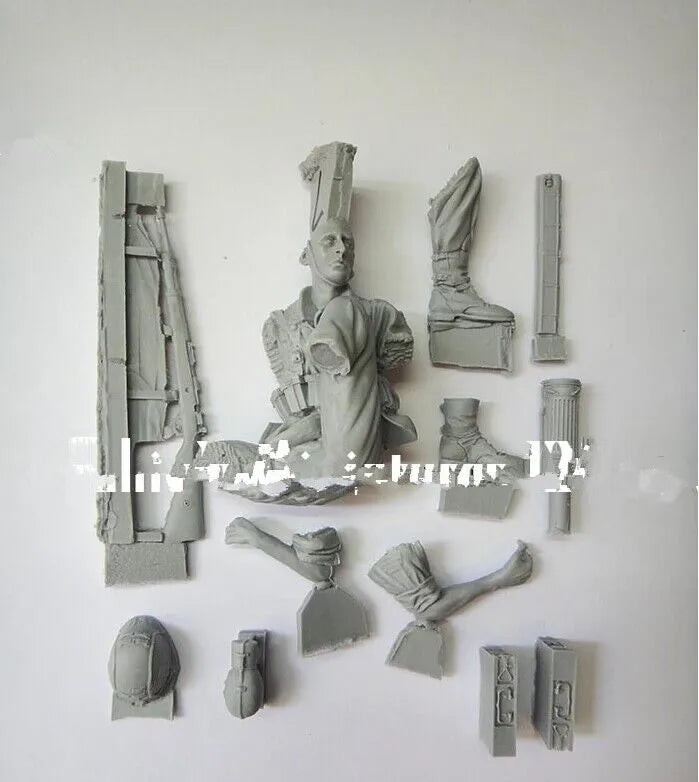 1/16 Modern Infantryman, Resin Model Figure Kit, Unassembled and Unpainted