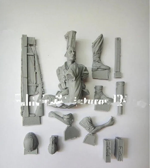 1/16 Modern Infantryman, Resin Model Figure Kit, Unassembled and Unpainted
