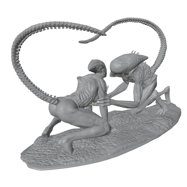 1/24 Alien Creature, 3 Figures, Resin Model Diorama Kit, Fantasy Theme, Unassembled and Unpainted