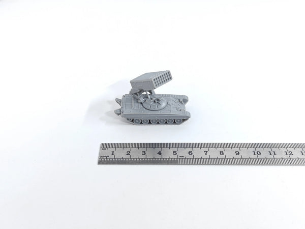 1/144 Modern Russian TOS-1A Solntsepek MLRS, Resin Model Vehicle Kit, Unassembled and Unpainted