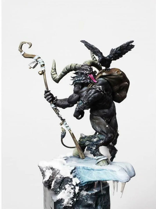 75mm Krampus, Resin Model Figure Kit, Fantasy Theme, Unassembled and Unpainted