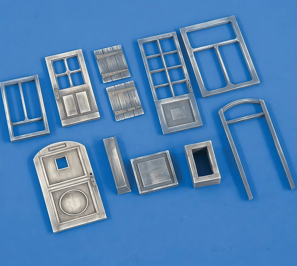 1/35 Architectural Doors & Windows, Resin Model Accessory Kit, Unpainted
