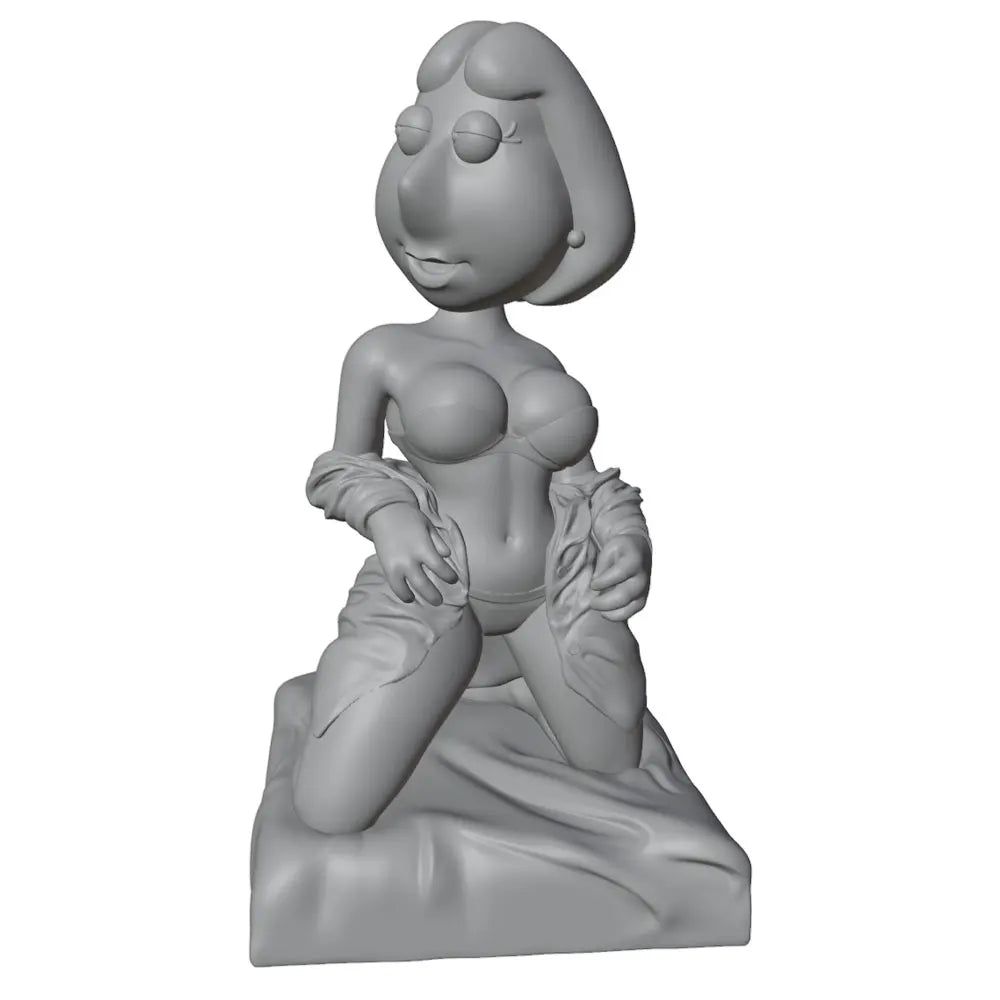 75mm Female Pinup, Resin Model Figure Kit, Unassembled and Unpainted