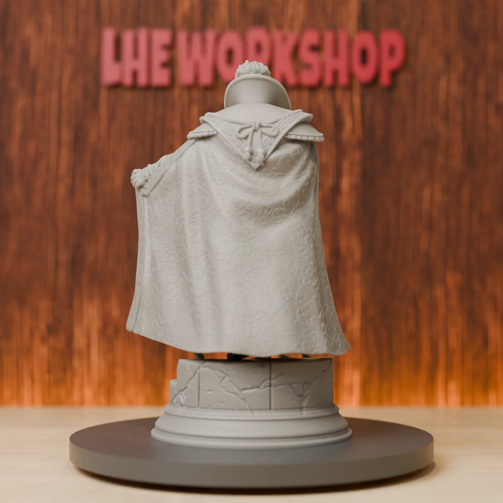 75mm Alchemy Mage, Resin Model Figure Kit, Fantasy Theme, Unassembled and Unpainted