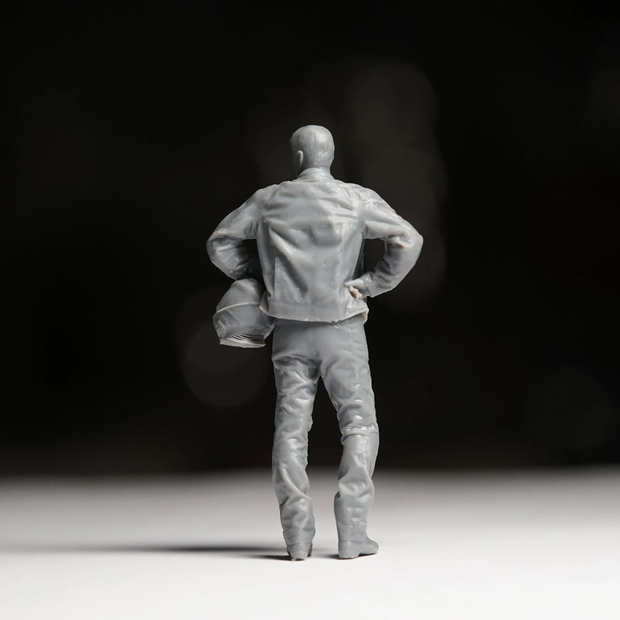 Businessman with Soccer Ball - 1/35 Resin Figure Kit - resin model view 5