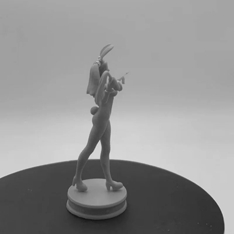 1/24 Demon Horned Anime Girl with Wings, Resin Model Figure Kit, Anime Theme, Unassembled and Unpainted