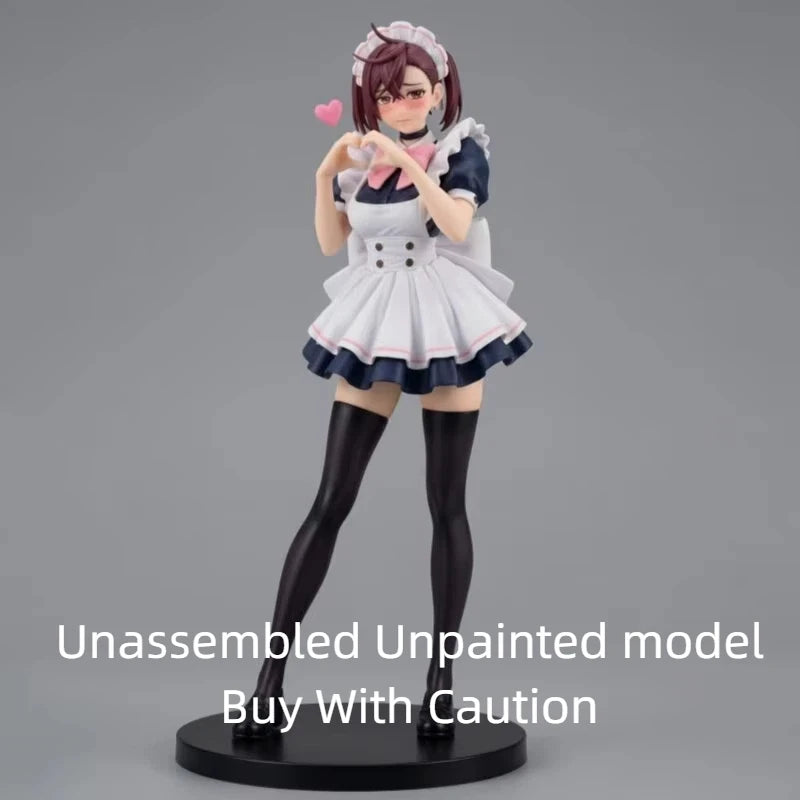 160mm Ayase Maid Character, Resin Model Figure Kit, Anime Theme, Unassembled and Unpainted