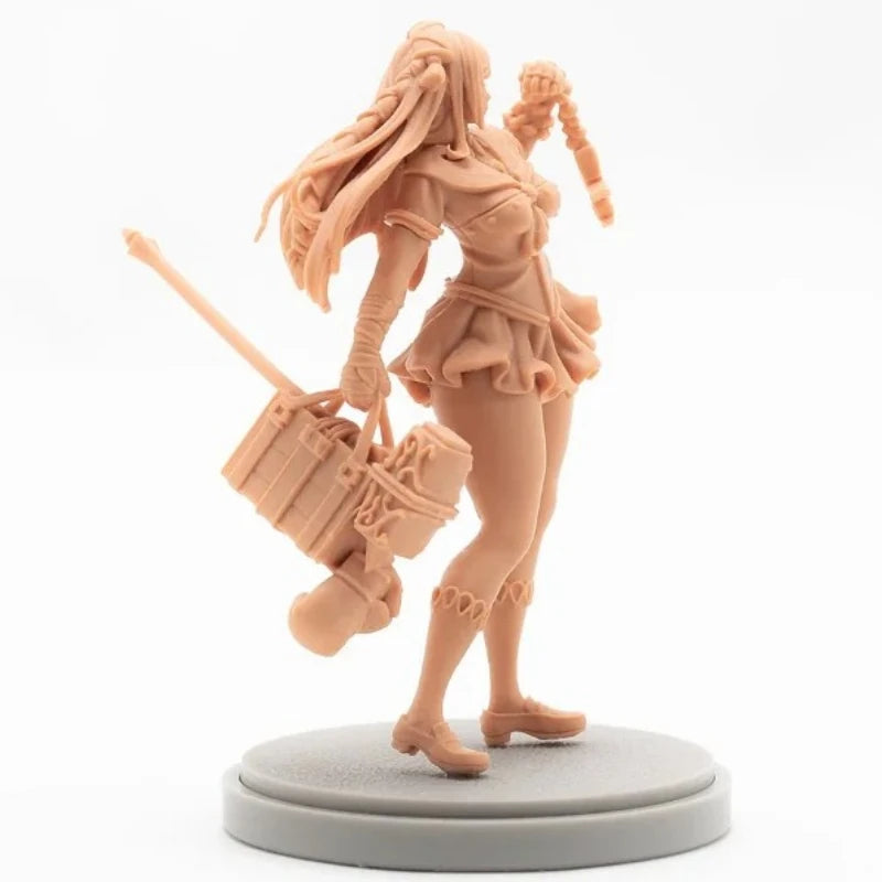 30mm Warrior Goddess, Resin Model Figure Kit, Anime Theme, Unassembled and Unpainted