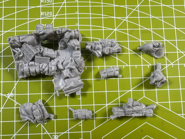 WWII German Infantry Multi-Figure Set 1/35 Resin Kit