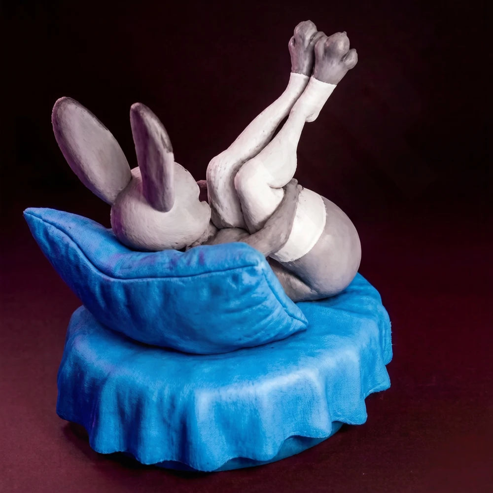 1/24 Beast-Eared Fantasy Character, Resin Model Figure Kit, Anime Theme, Unassembled and Unpainted