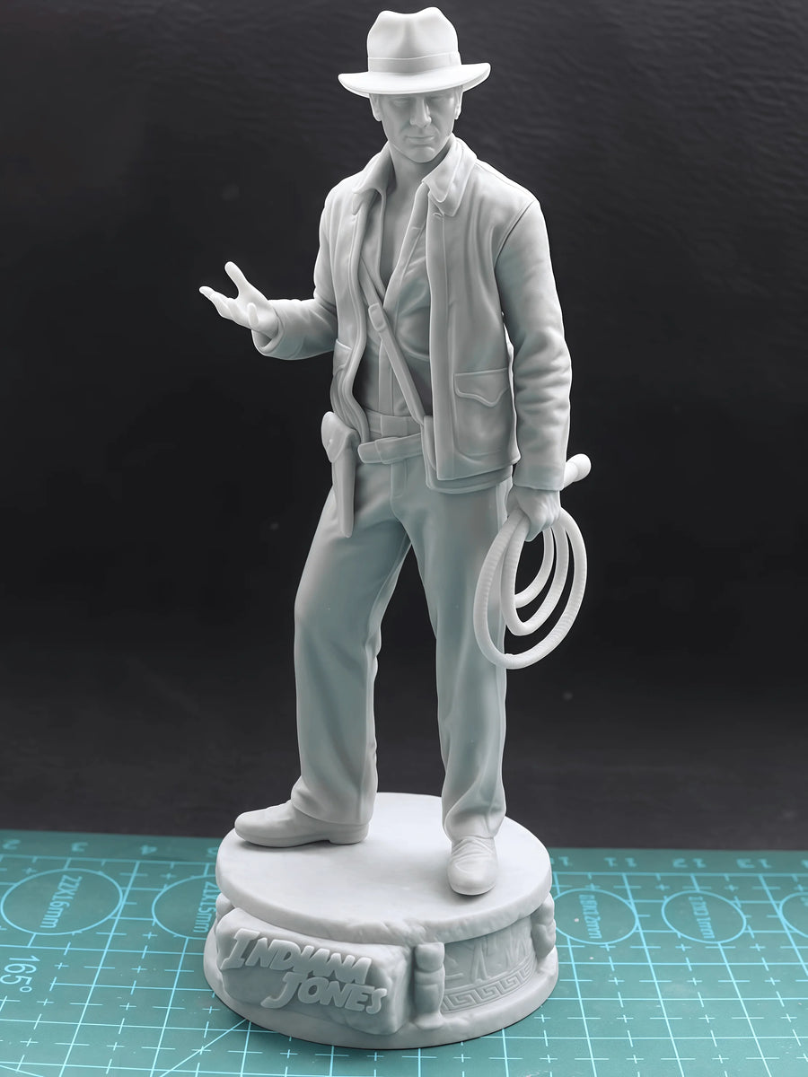 Indiana Jones Adventure Archaeologist with Idol 75mm Resin Bust Kit - resin model view 2